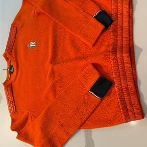Moncler Bright Orange Crewneck Sweater